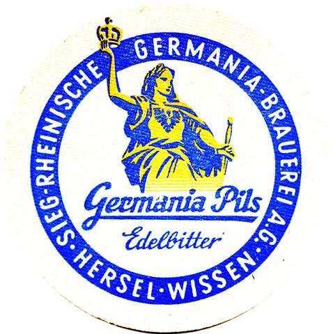 bornheim su-nw germania rund 1-2a (215-edelbitter-blaugelb)